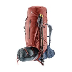 Deuter Aircontact X 60+15 SL Kadın Yürüyüş Sırt Çantası Kırmızı - 4