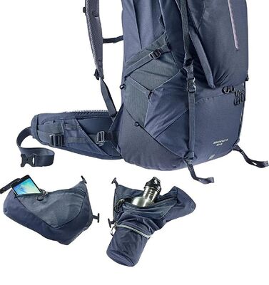 Deuter Aircontact X 60+15 Yürüyüş Sırt Çantası Ink