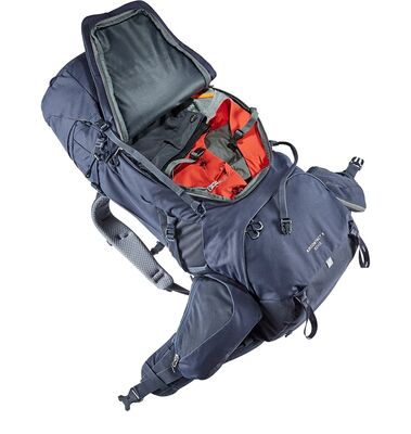 Deuter Aircontact X 60+15 Yürüyüş Sırt Çantası Ink