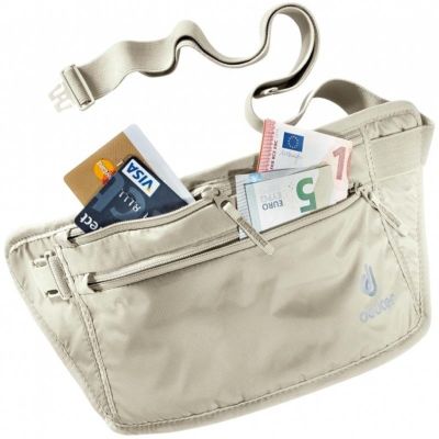 Deuter Money Belt 2 Security Güvenlik Para Çantası Krem - 1