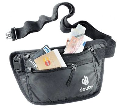 Deuter Money Belt 1 Security Güvenlik Para Çantası Siyah