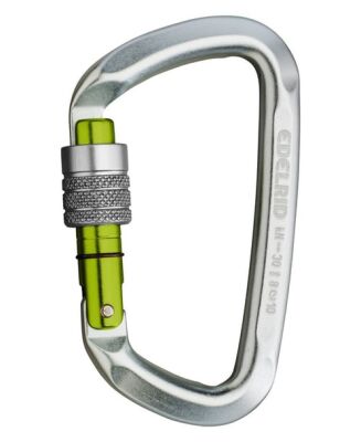 Edelrid D-Classic 3000 Screw Silver Karabina - 1