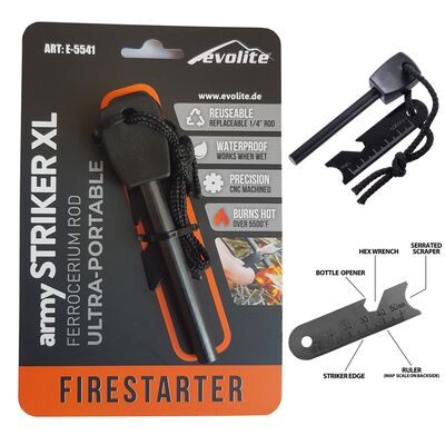 Evolite Army Striker XL Ateş Başlatıcı Magnezyum Çubuğu