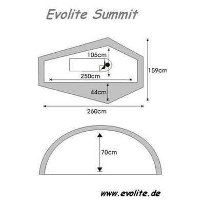 Evolite Summit Pro Tek Kişilik 4 Mevsim Çadır Alüminyum Pole - 3