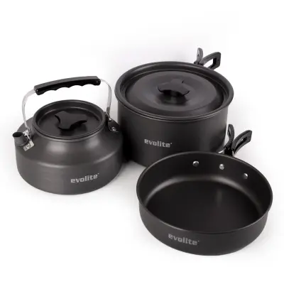 Evolite Tria Pot Çaydanlıklı Tencere Seti - 1