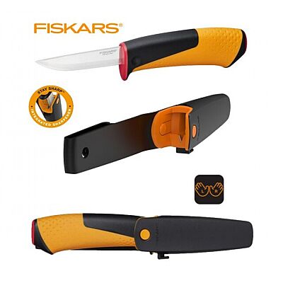 Fiskars Pro Craftman's Knife Zanaatkar Bıçağı Sert Kılıflı - 4