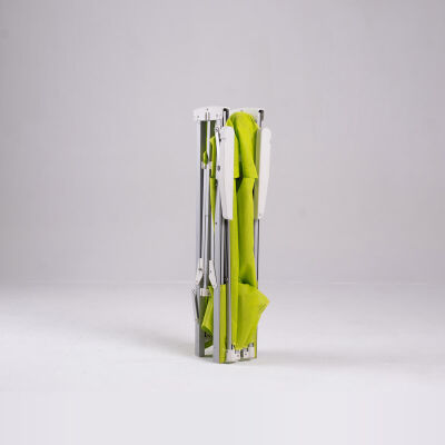 Foldzen Alüminyum Katlanır Şezlong Neon Yeşil - 4
