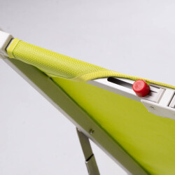 Foldzen Alüminyum Katlanır Şezlong Neon Yeşil - 7
