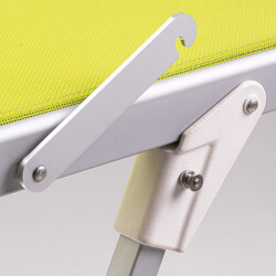 Foldzen Alüminyum Katlanır Şezlong Neon Yeşil - 8