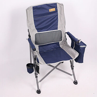 FreeCamp Foster Plus Buzluklu Katlanır Sandalye Lacivert Gri - 1