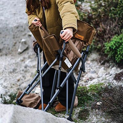 FreeCamp Huxley Katlanır Sandalye Kahve - 6