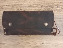 Go Bear Bushcraft Baharatlık Deri Kılıflı 5li Kahve - 1