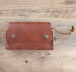 Go Bear Bushcraft Baharatlık Deri Kılıflı Kahverengi - 1