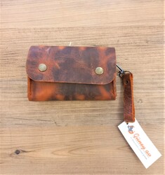 Go Bear Bushcraft Baharatlık Deri Kılıflı Kızıl - 2