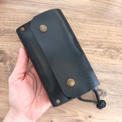 Go Bear Bushcraft Baharatlık Deri Kılıflı Siyah - 2