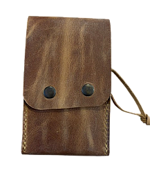 Go Bear Bushcraft Yağlık Deri Açık Kahve - Go Bear