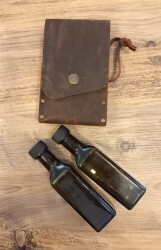 Go Bear Bushcraft Yağlık Deri Kılıflı Kızıl - 2