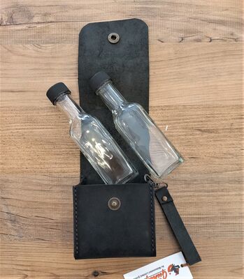 Go Bear Bushcraft Yağlık Deri Kılıflı Siyah - 4