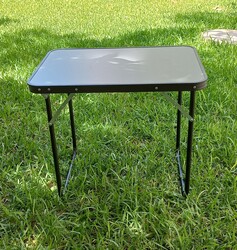 Güney Outdoor Katlanır Kamp Masası Çantalı Antrasit 50x70 - 2