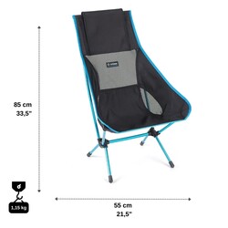 Helinox Chair Two Ultralight Kamp Sandalyesi Siyah - 7