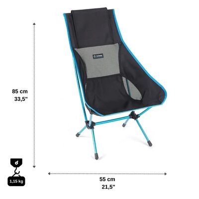 Helinox Chair Two Ultralight Kamp Sandalyesi Siyah - 7