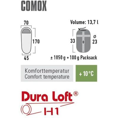 High Peak Comox Çift Fermuarlı Çocuk Uyku Tulumu