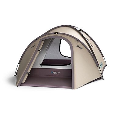 Husky Bizon Plus 3 Kişilik Çadır Açıkkahve - 6