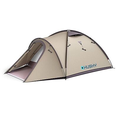 Husky Bizon Plus 3 Kişilik Çadır Açıkkahve - 1