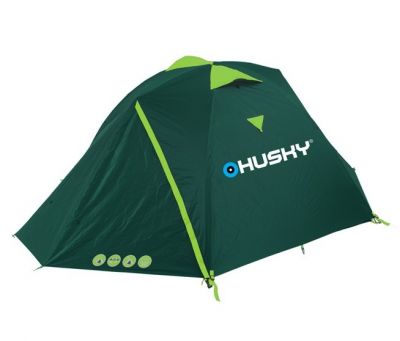 Husky Burton 2+1 Kisilik Koyu Yesil Cadir 3 Mevsim