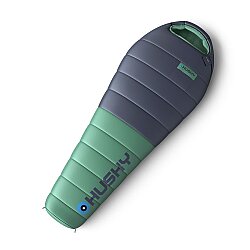 Husky Dinis -10C Kuş Tüyü Ultra Hafif Uyku Tulumu Mavi/Yeşil - HUSKY