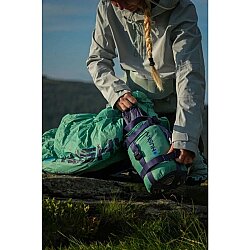 Husky Dinis -10C Kuş Tüyü Ultra Hafif Uyku Tulumu Mavi/Yeşil - 5