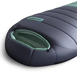 Husky Dinis -10C Kuş Tüyü Ultra Hafif Uyku Tulumu Mavi/Yeşil - 3