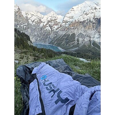 Husky Dinis Ladies -10C Kuş Tüyü Ultra Hafif Uyku Tulumu Lila - 6