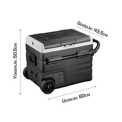 Icepeak Winza Kompresörlü Oto Buzdolabı 50 Litre Siyah - 7