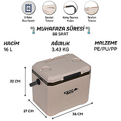 Igloo Coremax Buzluk 16 Lt Krem - 7