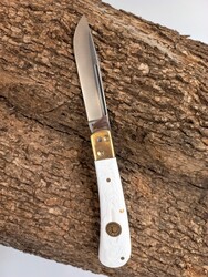 Kam Knife Klasik 4116 Beyaz Av Kamp Çakısı - Thumbnail