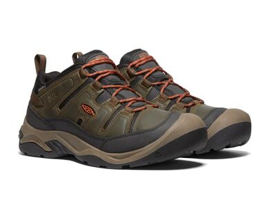 Keen Circadia Wp Su Geçirmez Erkek Yürüyüş Ayakkabısı Black Olive - 3