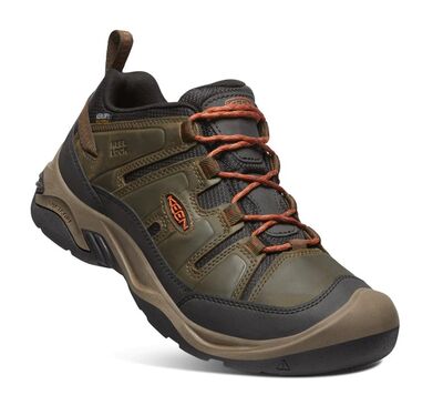 Keen Circadia Wp Su Geçirmez Erkek Yürüyüş Ayakkabısı Black Olive - 1