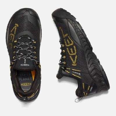 Keen Nxis Evo Water Proof Erkek Ayakkabı Siyah Keen Yazısı Sarı - 3