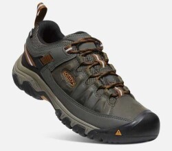 Keen Targhee III Su Geçirmez Deri Erkek Ayakkabı Black Olive/Brown - KEEN