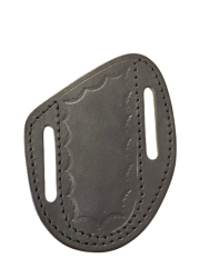 Kelebek Çakı Kılıfı Siyah Hakiki Deri 11cm x 9cm - Güney Outdoor