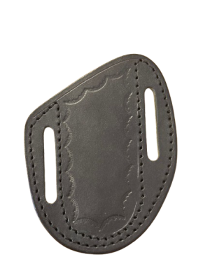 Kelebek Çakı Kılıfı Siyah Hakiki Deri 11cm x 9cm - 1