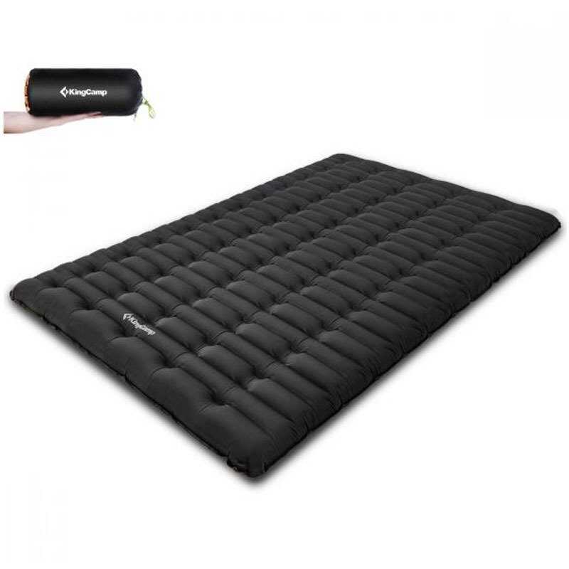 kingcamp super comfort double cift kisilik sisme yatak siyah guney av
