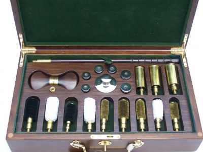 Universal Full Harbi Klasik Silah Bakım Seti Ahşap Kutuda Hint Yapımı - 1