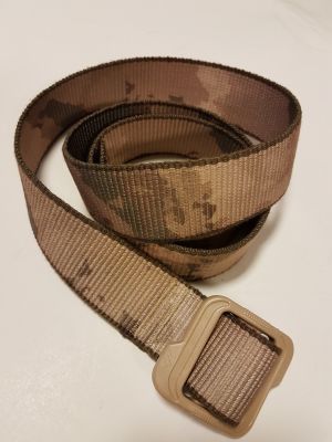 Plastik Tokalı Kanvas Kemer Kum Kamuflaj - 1