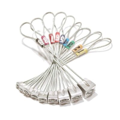 Kouba Alu Nuts 9'lu Stoper Seti - Silver, n.1-9 - 1