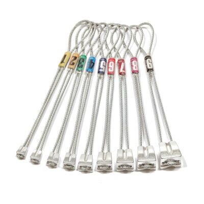 Kouba Alu Nuts 9'lu Stoper Seti - Silver, n.1-9 - 3