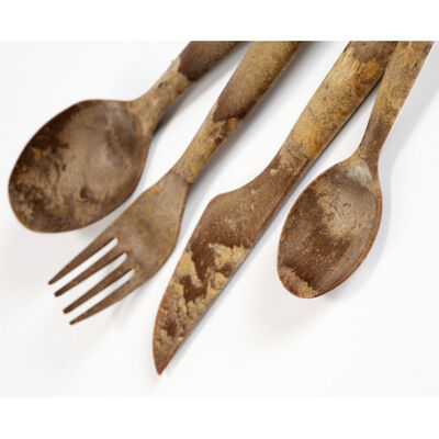 Kupilka Cutlery Çatal Bıçak Kaşık Seti Kahverengi - 5
