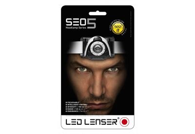 Led Lenser Seo5 Kafa Feneri Siyah Beyaz