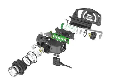 Led Lenser Mh5 Kafa Feneri Black Blue Şarjlı - 5